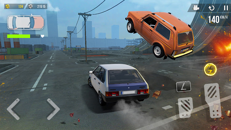 #7. Car Crash Club Russia (Android) By: AA2G1 Studios