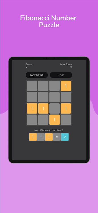 #6. Fibonacci Number Puzzle (Android) By: Pixtory Game