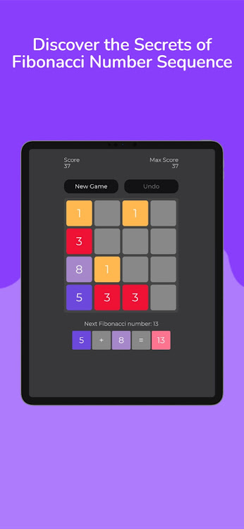 #7. Fibonacci Number Puzzle (Android) By: Pixtory Game