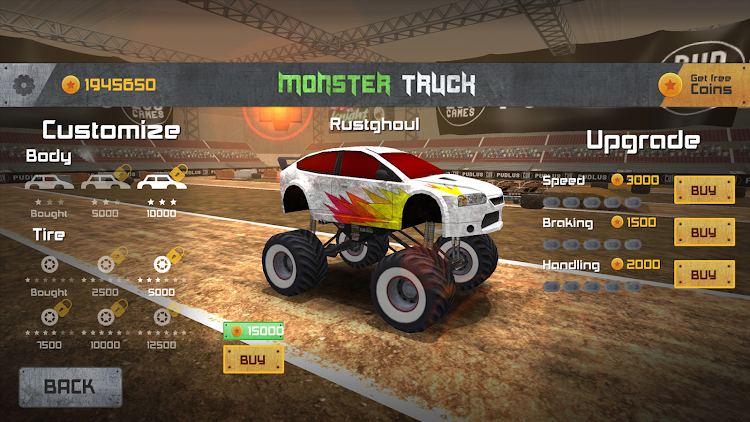 #5. Monster Truck Fever Driving (Android) By: Pudlus Games