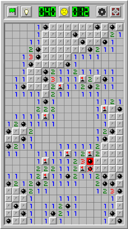 #2. Minesweeper Classic: Retro (Android) By: Still57