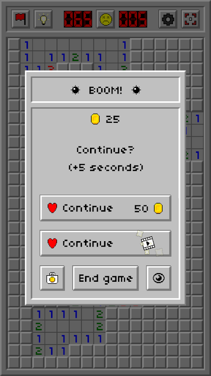 #7. Minesweeper Classic: Retro (Android) By: Still57
