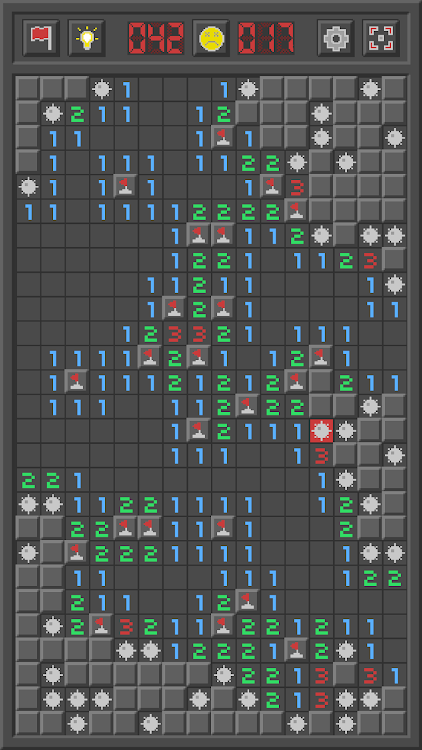 #8. Minesweeper Classic: Retro (Android) By: Still57