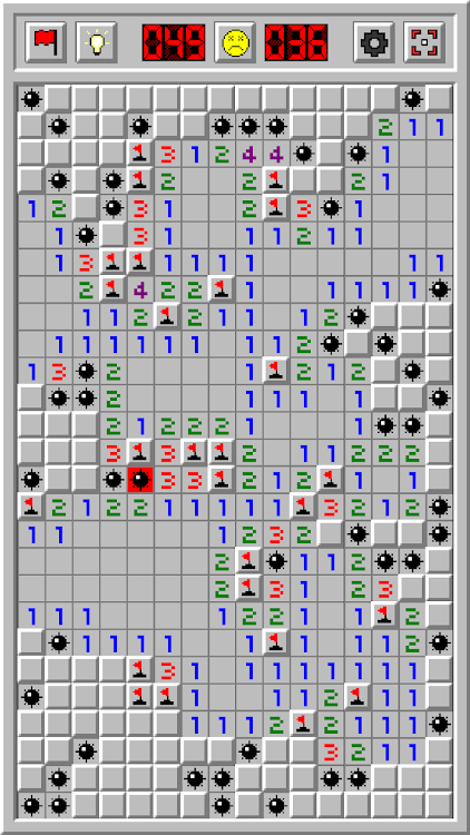 #9. Minesweeper Classic: Retro (Android) By: Still57