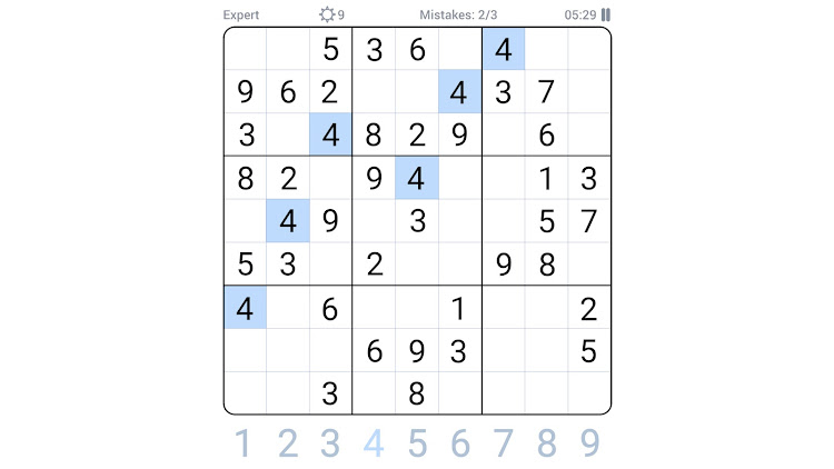 #8. Sudoku Game - Daily Puzzles (Android) By: GamoVation