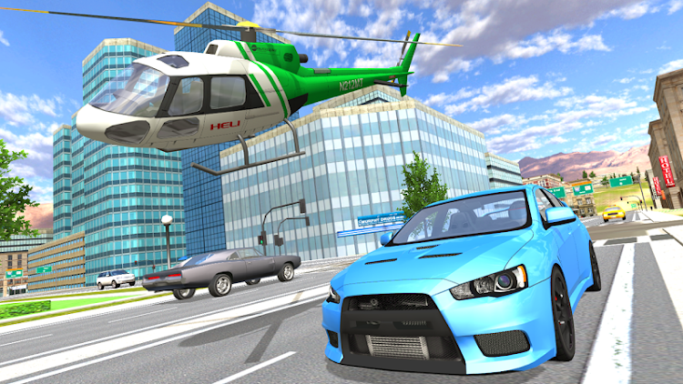 #2. Helicopter Flying Car Driving (Android) By: Game Pickle