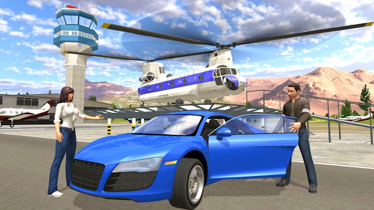 #3. Helicopter Flying Car Driving (Android) By: Game Pickle