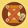 Icon: Wood Puzzle: Nut & Bolt Screw