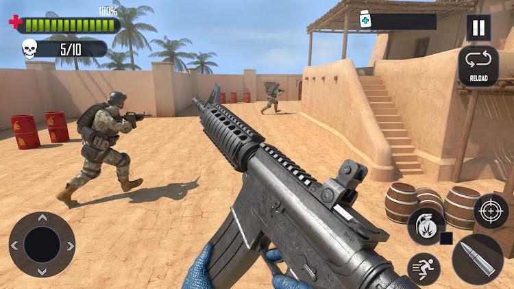 #7. Fps Ops Gun Shooting Games (Android) By: The Game Feast