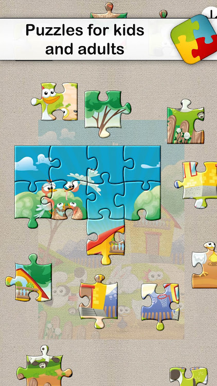 #4. Jigsaw Puzzle HD (Android) By: Ran Games - jigsaw puzzles for mobile devices