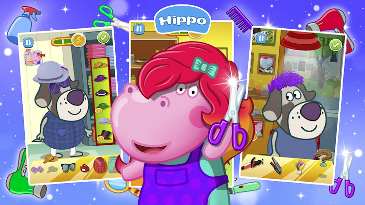 #8. Hair Salon: Fashion Games (Android) By: Hippo Kids Games