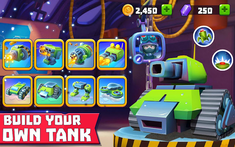 #9. Tanks a Lot - 3v3 Battle Arena (Android) By: Highcore Labs LLC