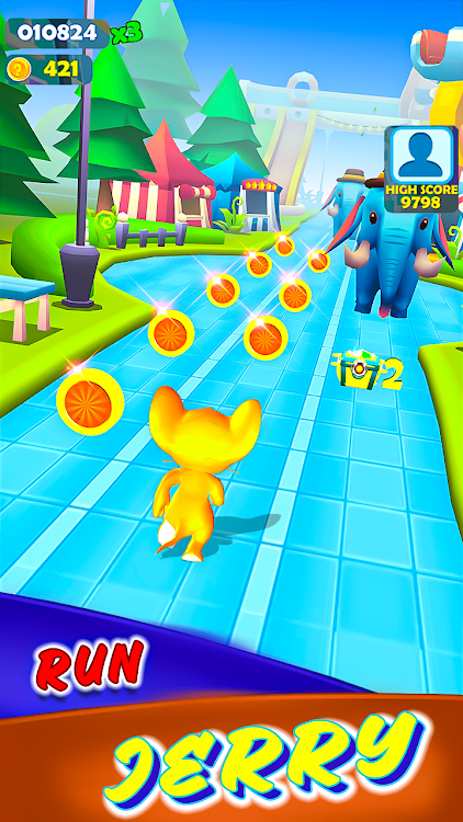 #4. Cat Run : Tom Subway Runner 3D (Android) By: Vission Game Studio