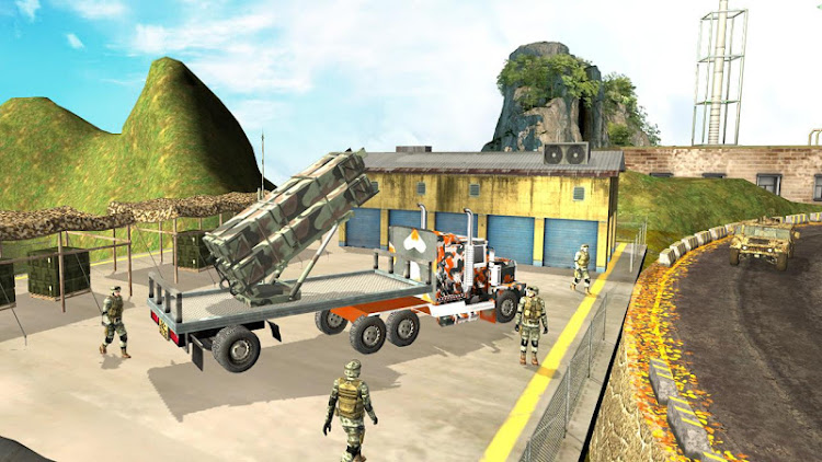 #3. Army Transporter 3D game (Android) By: Gamehayloft