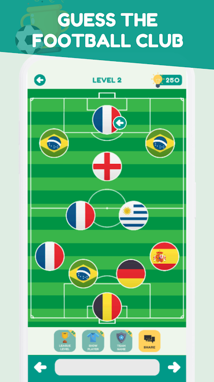 #9. Guess Football Teams Quiz 2024 (Android) By: JFH