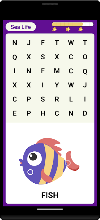 #3. Word Search Kids (Android) By: Gururaj P Kharvi