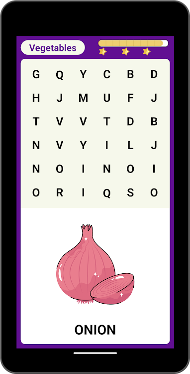 #9. Word Search Kids (Android) By: Gururaj P Kharvi