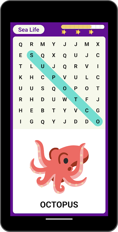 #10. Word Search Kids (Android) By: Gururaj P Kharvi