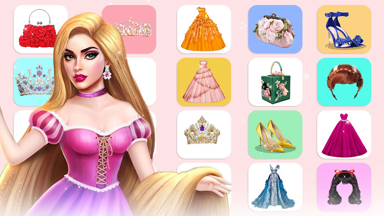 #7. Princess Dress up: Makeup Game (Android) By: Benno Games