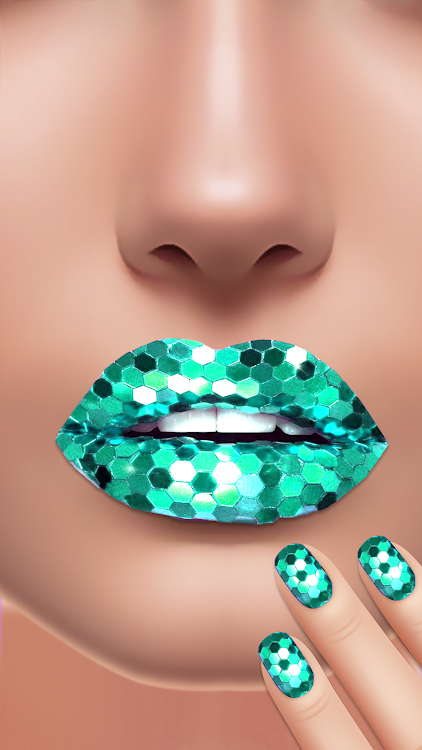 #9. Lip Art Beauty DIY Girl Games (Android) By: Funstorm Entertainment