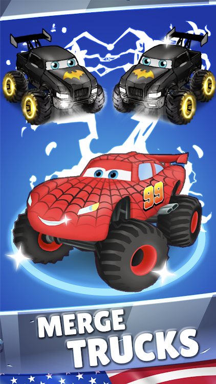 #2. Merge Truck: Monster Truck (Android) By: NOXGAMES