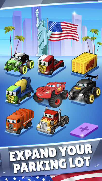 #3. Merge Truck: Monster Truck (Android) By: NOXGAMES