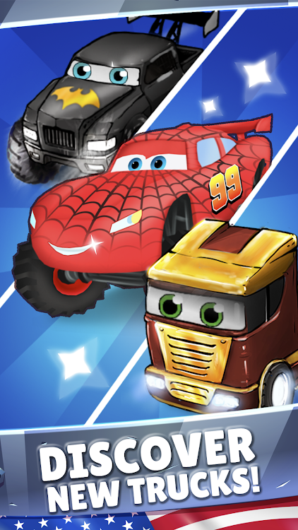 #4. Merge Truck: Monster Truck (Android) By: NOXGAMES