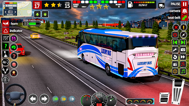 #2. Bus Simulator Travel Bus Games (Android) By: Micro Madness