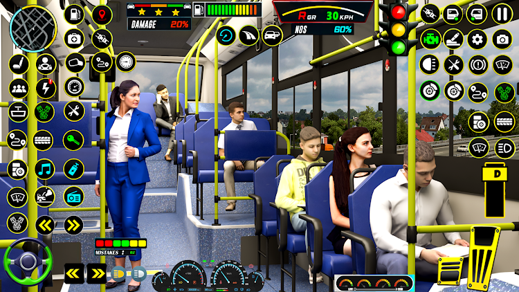 #3. Bus Simulator Travel Bus Games (Android) By: Micro Madness