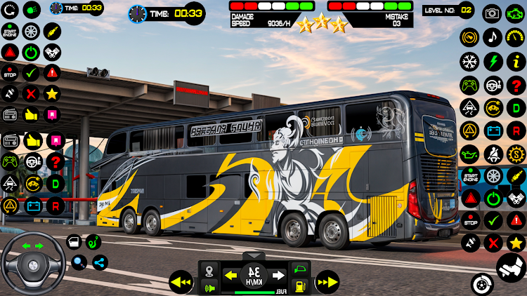 #4. Bus Simulator Travel Bus Games (Android) By: Micro Madness