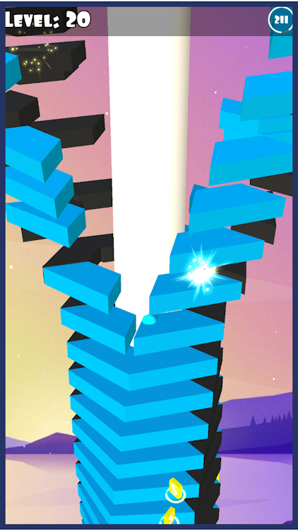 #4. Stack Blast Ball Jump Game (Android) By: IBreatheGames