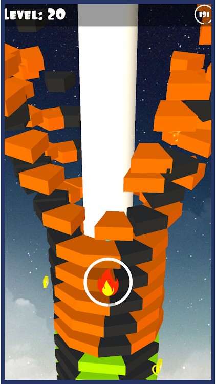 #6. Stack Blast Ball Jump Game (Android) By: IBreatheGames