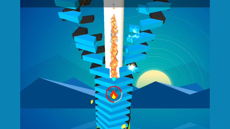 #8. Stack Blast Ball Jump Game (Android) By: IBreatheGames