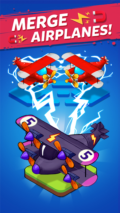 #5. Merge AirPlane: Plane Merger (Android) By: NOXGAMES