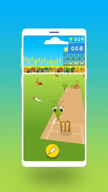 #3. Cric Game - Doodle Cricket (Android) By: Ceyapp