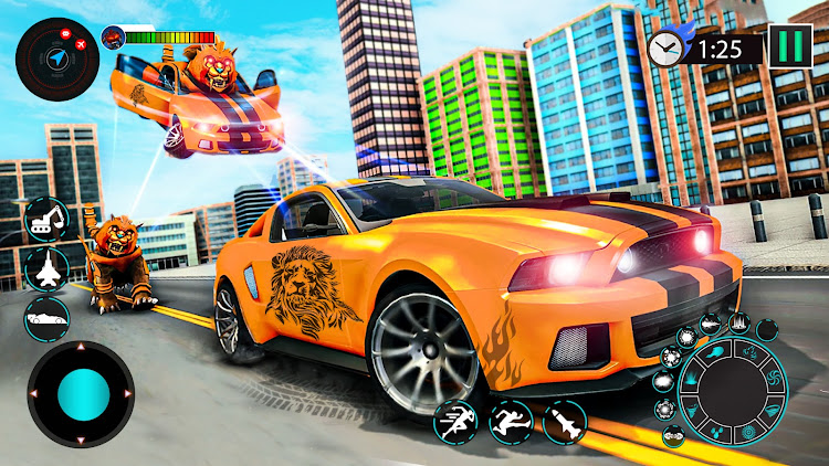 #4. Animal Robot Car Transform 3D (Android) By: Fast Games Studio Ltd.