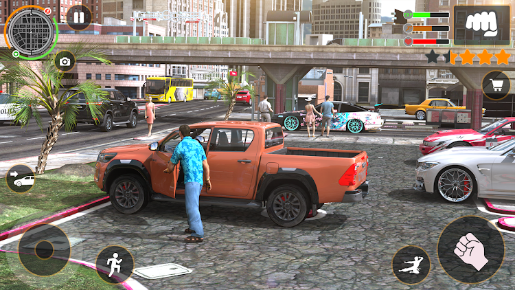 #8. Gangster VI : City of Crimes (Android) By: Open World Fighting Games