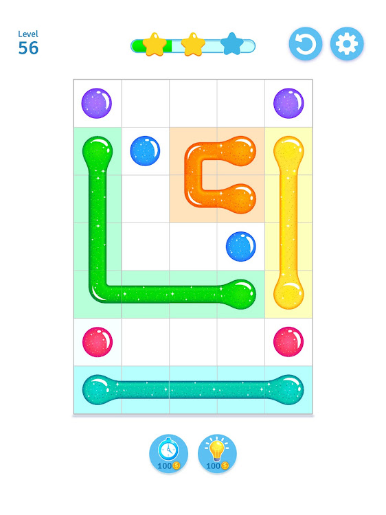 #6. Connect dots - link Em All (Android) By: CharStudio - Fun Puzzle Games