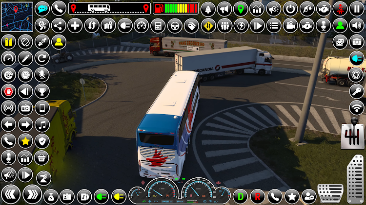 #7. Euro Bus Simulator : Bus Games (Android) By: GamesRebel