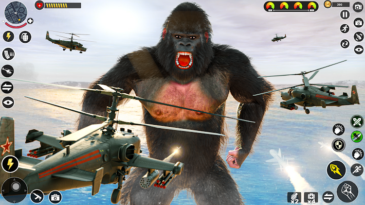 #10. Wild Gorilla Game: Smash City (Android) By: MegaGamez