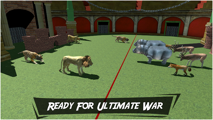 #2. Animal War: Battle Simulator (Android) By: AJ Games 3D