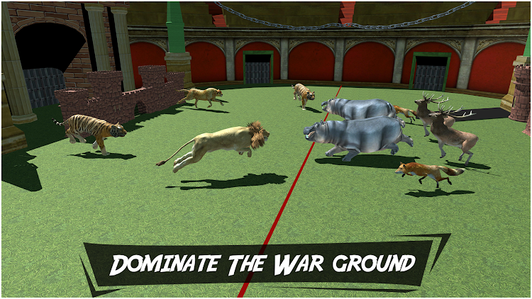 #7. Animal War: Battle Simulator (Android) By: AJ Games 3D