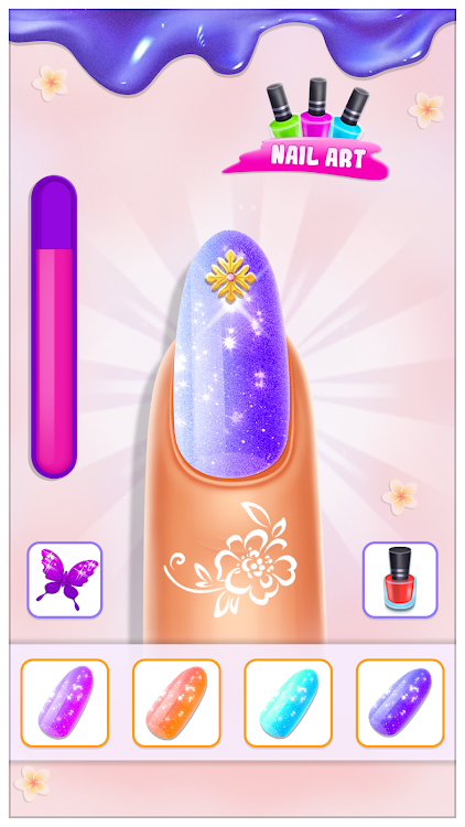 #6. Nail polish game nail art (Android) By: Pi Games Studio