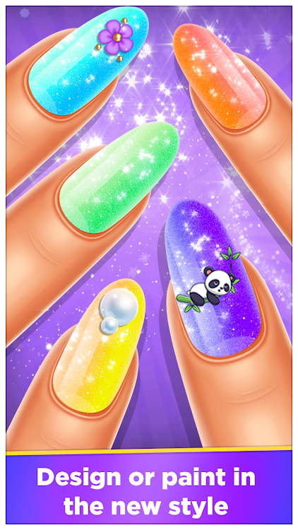 #7. Nail polish game nail art (Android) By: Pi Games Studio