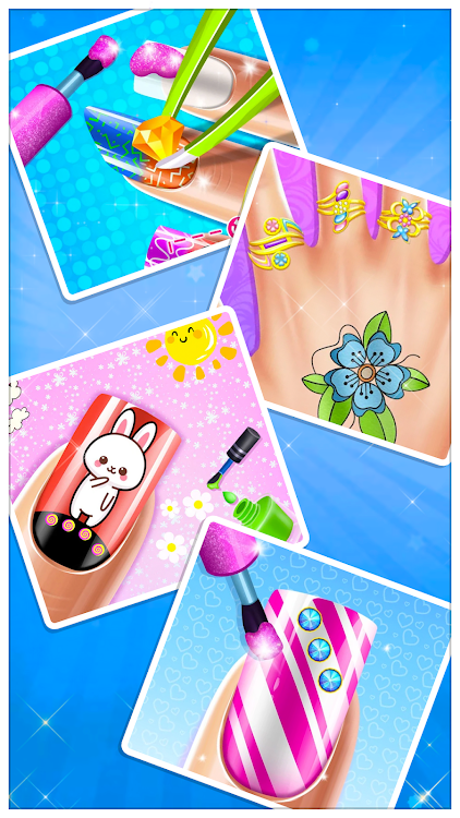 #8. Nail polish game nail art (Android) By: Pi Games Studio