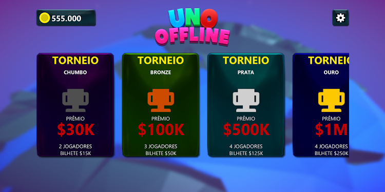 #2. Uno Offline (Android) By: Nato Games