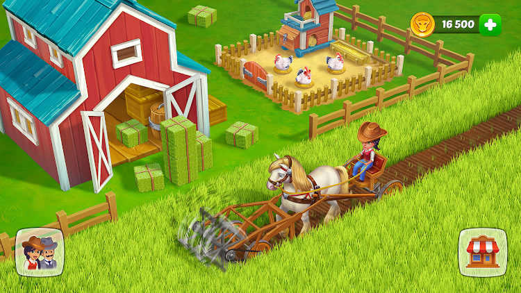 #4. Wild West: Farm Town Build (Android) By: Social Quantum Ltd