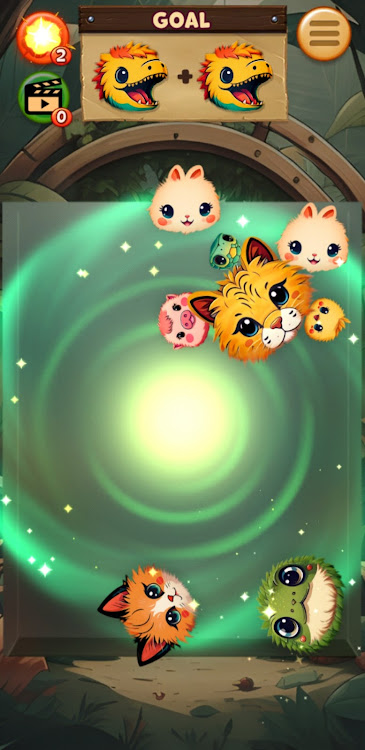 #2. Animal Suika Merge Animals (Android) By: Silly Code