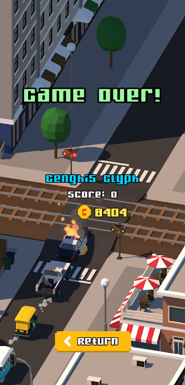 #10. Crossy Railroad (Android) By: Dwip Makwana