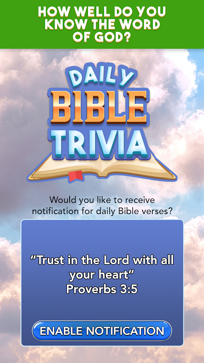 #3. Daily Bible Trivia Bible Games (Android) By: Super Lucky Games LLC